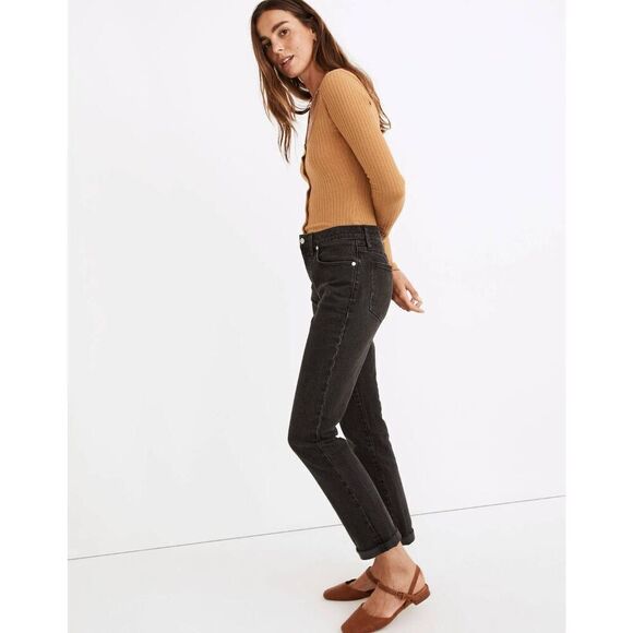 Madewell The Slim Boyjean in Lunar Wash 26 - Picture 2 of 7